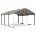 Carport Metall 600x300x240 cm Stahlgrau