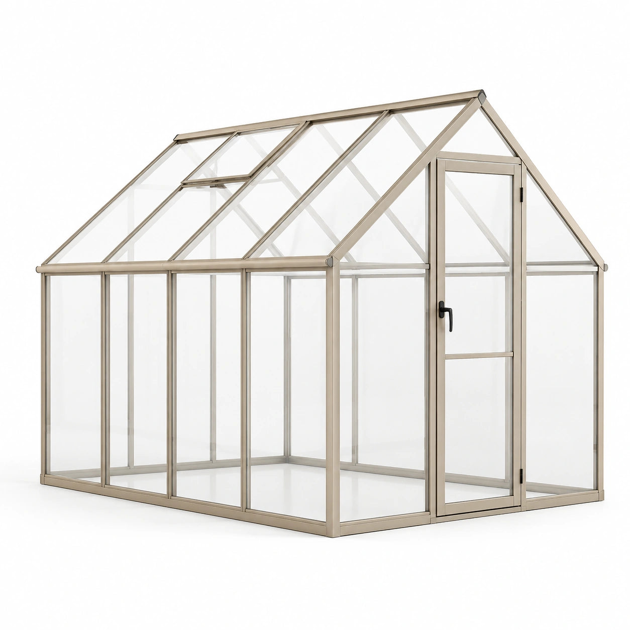 Gewächshaus Aluminium Polycarbonat 250x200x230cm Klar
