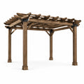 Holz Pergola 3m x 3m mit Metallbeschlägen